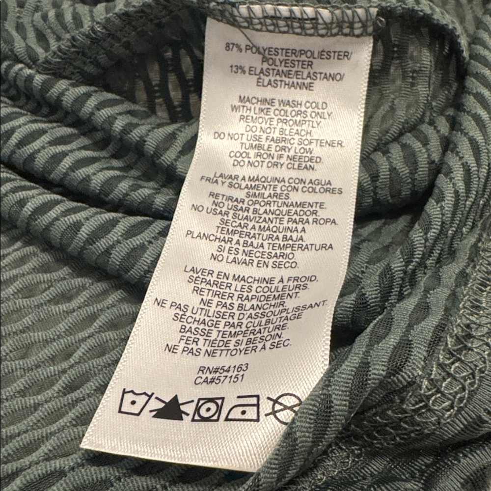 Tommy Hilfiger Sport Mesh Hoodie Sage Green – Size M - Picture 4 of 5